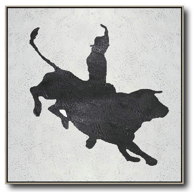 Extra Large Wall Art,Oversized Minimal Painting On Canvas - Textured Painting Canvas Art